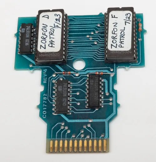 Zorfon Patrol prototype PCB. Author photo.