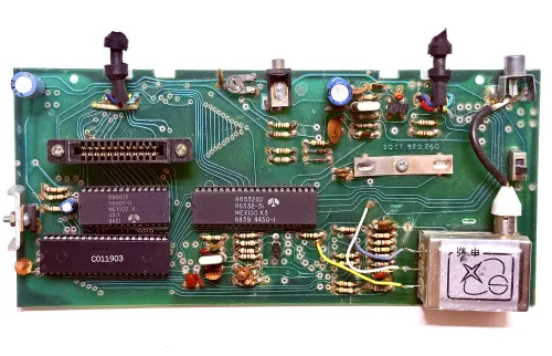 Photo of the circuit board from the Apollo-8